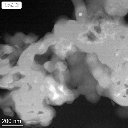 SiO aggregates containing micro Si particles